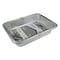 Home Plus Home Plus Durable Foil 10-5/8 in. W X 14-7/16 in. L Lasagna Pan Silver 2 pc D89020 - alternate 2